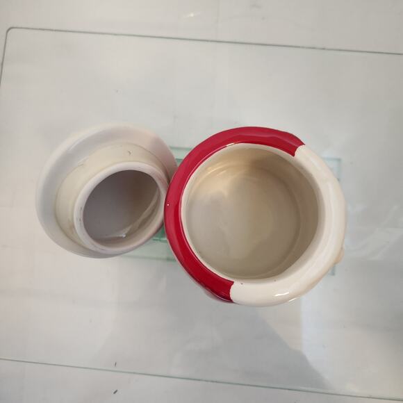 Santa Jar Upcycled from a candle - Picture 6 of 6